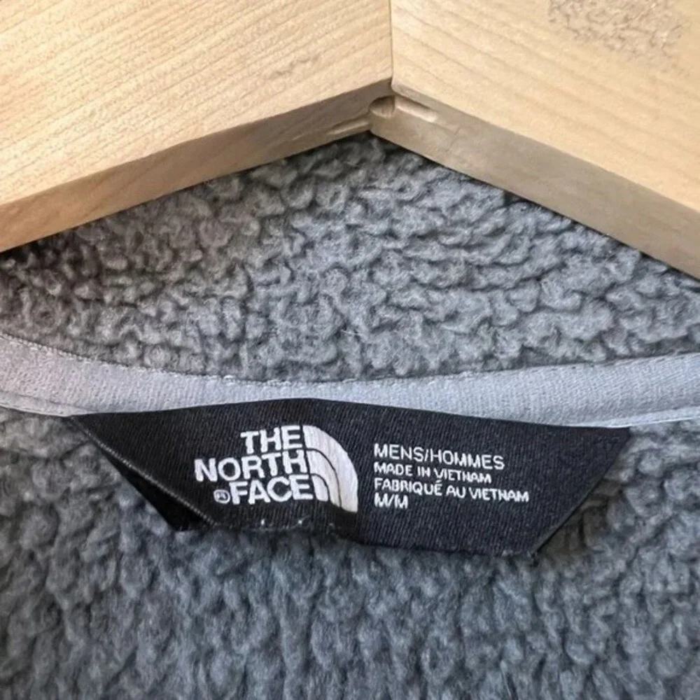 The North Face Mens Grey Fleece Full-Zip Jacket Size M